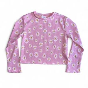 Zara Pink Daisy Long Sleeve Tee